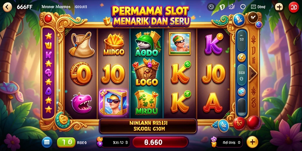 Menampilkan gameplay seru dari mesin slot di 666FF.