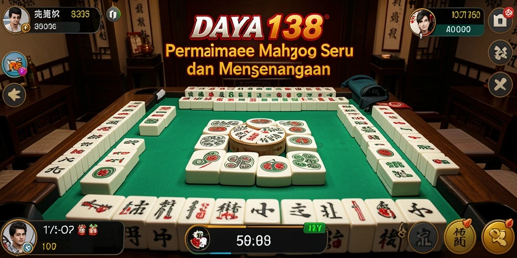 Screenshot DAYA138 menampilkan antarmuka permainan Mahjong yang menarik.