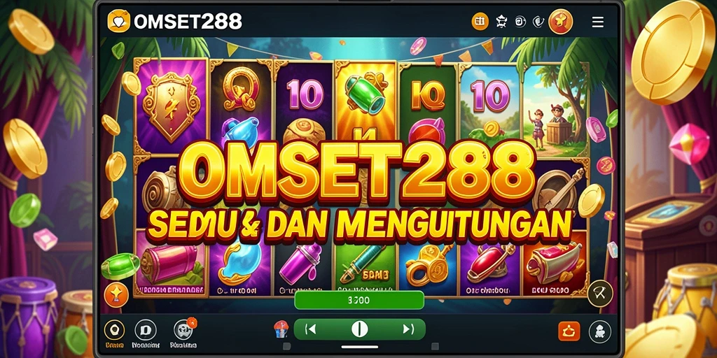 Tangkapan layar OMSET288 menunjukkan gameplay slot yang mendebarkan.