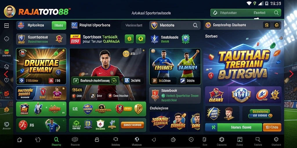 Tampilan gameplay RAJATOTO88 dengan fitur taruhan yang menarik.